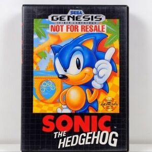 Sonic The Hedgehog 🔥 Sega Genesis 🕹 Vintage Video Game